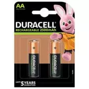 DURACELL Nabíjacia batéria ceruzková AA 2500 mAh 2 ks