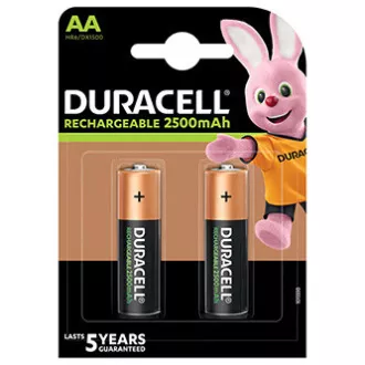 DURACELL Nabíjacia batéria ceruzková AA 2500 mAh 2 ks
