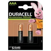 DURACELL Nabíjacia batéria mikrotužková AAA 900 mAh 2 ks