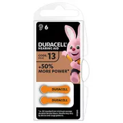 Duracell Jednorazové zinko-vzdušná batéria ZA, 6-pack