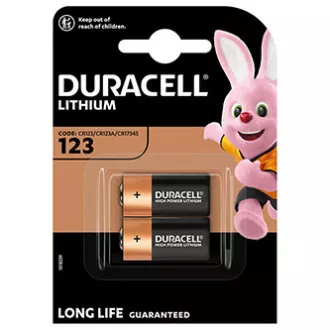 Duracell ULTRA Jednorazová lítiová batéria CR123A, 2-pack