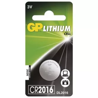 GP Jednorazové lithiová batéria CR2016, 1-pack GP Jednorazové lithiová batéria CR2016, 1-pack