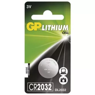 GP Jednorazové lithiová batéria CR2032, 1-pack