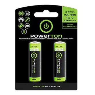 Powerton ENERGY RECHARGE Nabíjací Ni-MH batéria AA, 2-pack