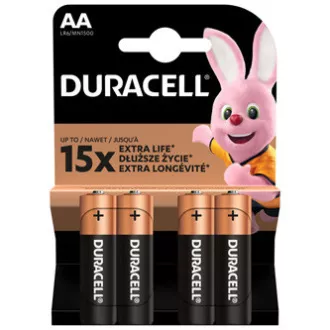 Duracell Jednorazová alkalická batéria AA, 4-pack