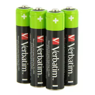 Nabíjacia batéria, AAA (HR03), 1.2V, 950 mAh, Verbatim, blister, 4-pack