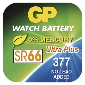 GP Jednorazová alkalická batéria SR626SW, 10-pack