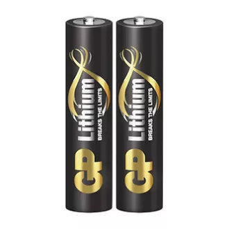GP Jednorazové lithiová batéria AAA, 2-pack
