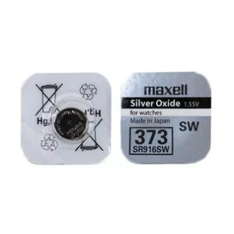 Batéria do hodiniek, 373, gombíková, 373, SR916SW, 1.55V, Maxell, blister, 1-pack Batéria do hodiniek, 373, gombíková, 373, SR916SW, 1.55V, Maxell, blister, 1-pack