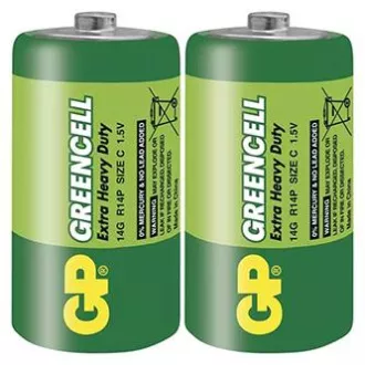 GP Jednorazové zinkochloridová batéria C, 2-pack