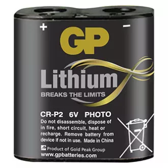 GP Jednorazové lithiová batéria CR-P2, 1-pack