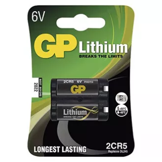 GP Jednorazové lithiová batéria 2CR5, 1-pack