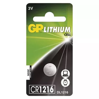 GP Jednorazové lithiová batéria CR1216, 1-pack