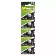 GP Jednorazové lithiová batéria CR1216, 5-pack