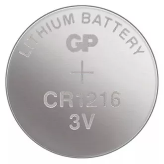 GP Jednorazové lithiová batéria CR1216, 5-pack