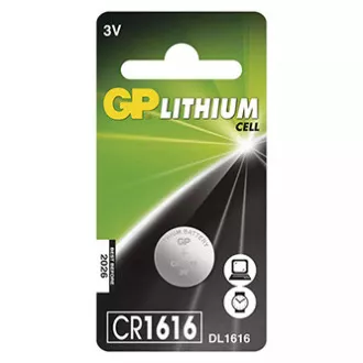 GP Jednorazové lithiová batéria CR1616, 1-pack GP Jednorazové lithiová batéria CR1616, 1-pack