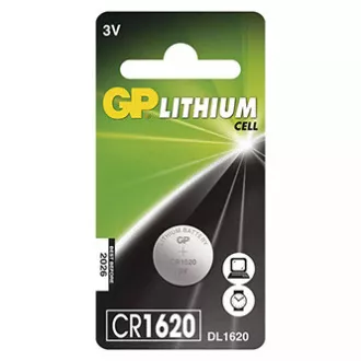 GP Jednorazové lithiová batéria CR1620, 1-pack GP Jednorazové lithiová batéria CR1620, 1-pack