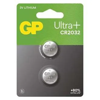GP Jednorazové lithiová batéria CR2032, 2-pack