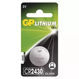 GP Jednorazové lithiová batéria CR2430, 1-pack GP Jednorazové lithiová batéria CR2430, 1-pack