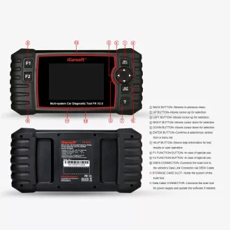 Diagnostika iCarsoft FR V2.0 pre Peugeot / Citroen / Renault / Dacia
