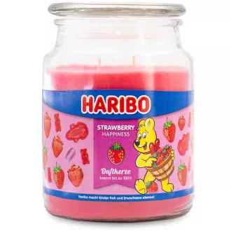 HARIBO Vonná sviečka Strawberry Happiness 510 g HARIBO Vonná sviečka Strawberry Happiness 510 g