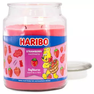 HARIBO Vonná sviečka Strawberry Happiness 510 g HARIBO Vonná sviečka Strawberry Happiness 510 g