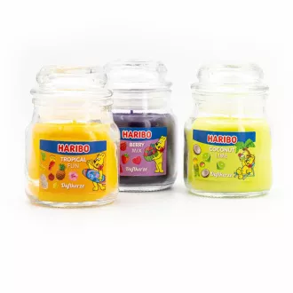 pošk.obal - Haribo Sada sviečok Berry Mix/Coconut Lime/Tropical Fun 3 x 85 g pošk.obal - Haribo Sada sviečok Berry Mix/Coconut Lime/Tropical Fun 3 x 85 g