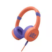 Energy Sistem Lol&Roll Pop Kids Headphones Orange, navrhnutá špeciálne pre deti, obmedzením hladiny zvuku, Music Share