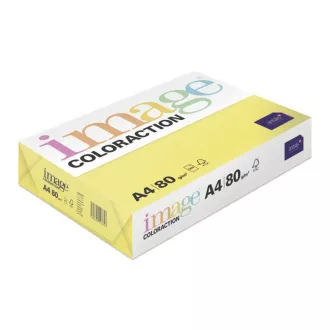 Image Coloraction kancelársky papier A4/80g, Canary - stredne žltá (CY39), 500 listov