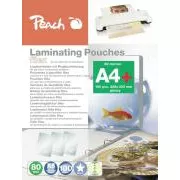 PEACH laminovacia fólia A4 (228x303mm), 80mic, lesklé, eurozáves, 100ks