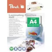 PEACH laminovacia fólia A4 (216x303mm), 80mic, matt, 100ks