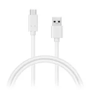 CONNECT IT Wirez USB C (Type C) - USB, tok prúdu až 3A!, biely, 2 m