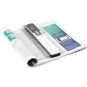IRIScan Book 5 White skener, A4, prenosný, farebný, 1200 dpi, s batériou, USB, micro SD, 1,5" display, biely