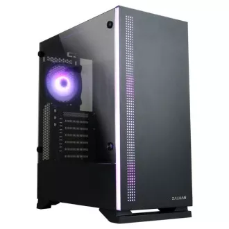 Zalman case miditower S5 čierna, bez zdroja, ATX, 1x USB 3.0, 2x USB 2.0, priehľadná bočnica, čierna Zalman case miditower S5 čierna, bez zdroja, ATX, 1x USB 3.0, 2x USB 2.0, priehľadná bočnica, čierna