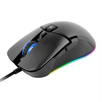 C-TECH herná myš Dawn (GM-24L), casual gaming, 6400 DPI, RGB podsvietenie, USB