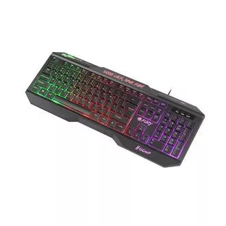 Fury Herná klávesnica Hellfire 2, drôtová, USB, kábel dĺžka 1,45 m, podsvietená, čierna (rozloženie US)