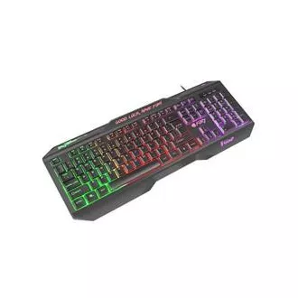 Fury Herná klávesnica Hellfire 2, drôtová, USB, kábel dĺžka 1,45 m, podsvietená, čierna (rozloženie US)