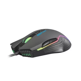 Fury Herná myš Hustler, herná, 6400DPI, USB, optická, drôtová, RGB, 7 tlačidiel, kábel dĺžka 1,6m, čierna