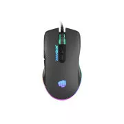 Fury Herná myš Scrapper, herná, 6400DPI, USB, optická, drôtová, RGB, 7 tlačidiel, kábel dĺžka 1,6m, čierna