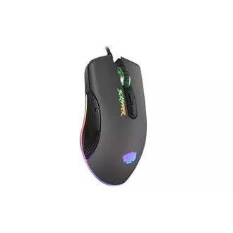 Fury Herná myš Scrapper, herná, 6400DPI, USB, optická, drôtová, RGB, 7 tlačidiel, kábel dĺžka 1,6m, čierna