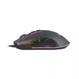 Fury Herná myš Scrapper, herná, 6400DPI, USB, optická, drôtová, RGB, 7 tlačidiel, kábel dĺžka 1,6m, čierna