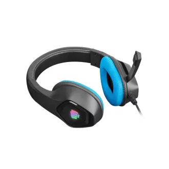 Fury Herné slúchadlá s mikrofónom Phantom, drôtové, RGB, USB, jack 3,5mm, kábel dĺžka 2m, čierna Fury Herné slúchadlá s mikrofónom Phantom, drôtové, RGB, USB, jack 3,5mm, kábel dĺžka 2m, čierna