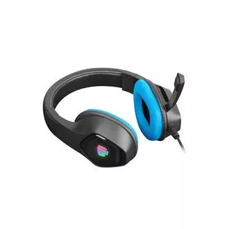 Fury Herné slúchadlá s mikrofónom Phantom, drôtové, RGB, USB, jack 3,5mm, kábel dĺžka 2m, čierna Fury Herné slúchadlá s mikrofónom Phantom, drôtové, RGB, USB, jack 3,5mm, kábel dĺžka 2m, čierna
