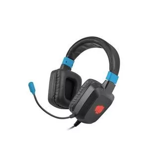 Fury Herné slúchadlá s mikrofónom Raptor, drôtové, RGB, USB, jack 3,5mm, kábel dĺžka 2m, čierna Fury Herné slúchadlá s mikrofónom Raptor, drôtové, RGB, USB, jack 3,5mm, kábel dĺžka 2m, čierna