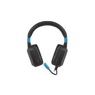 Fury Herné slúchadlá s mikrofónom Raptor, drôtové, RGB, USB, jack 3,5mm, kábel dĺžka 2m, čierna Fury Herné slúchadlá s mikrofónom Raptor, drôtové, RGB, USB, jack 3,5mm, kábel dĺžka 2m, čierna