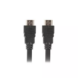 LANBERG High Speed HDMI 1.4 + Ethernet kábel, 4K @ 30Hz, CCS, M / M, dĺžka 1,8 m, čierny, pozlátené konektory