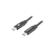 LANBERG USB-C M/M 2.0 kábel 1,8m, čierny, rýchle nabíjanie 4.0