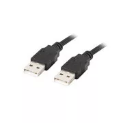 LANBERG USB-A M/M 2.0 kábel 1m, čierny