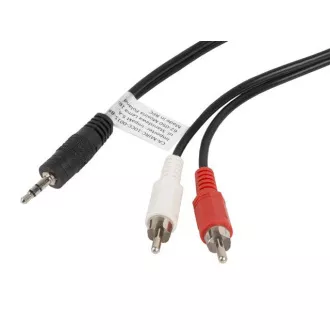 LANBERG Minijack 3,5mm (M) 3 PIN na 2x RCA (CINCH) (M) kábel 1,5m LANBERG Minijack 3,5mm (M) 3 PIN na 2x RCA (CINCH) (M) kábel 1,5m