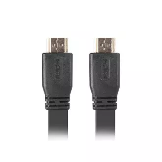 LANBERG HDMI M/M 2.0 plochý kábel 1,8 m 4K, čierny